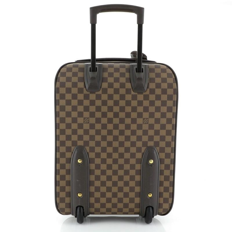 Black Louis Vuitton Pegase Luggage Damier 45