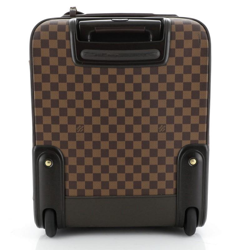 Black Louis Vuitton Pegase Luggage Damier 45