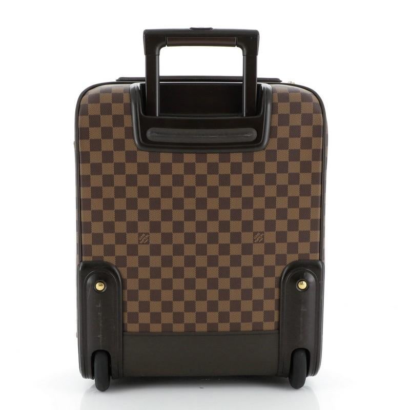 Black Louis Vuitton Pegase Luggage Damier 45
