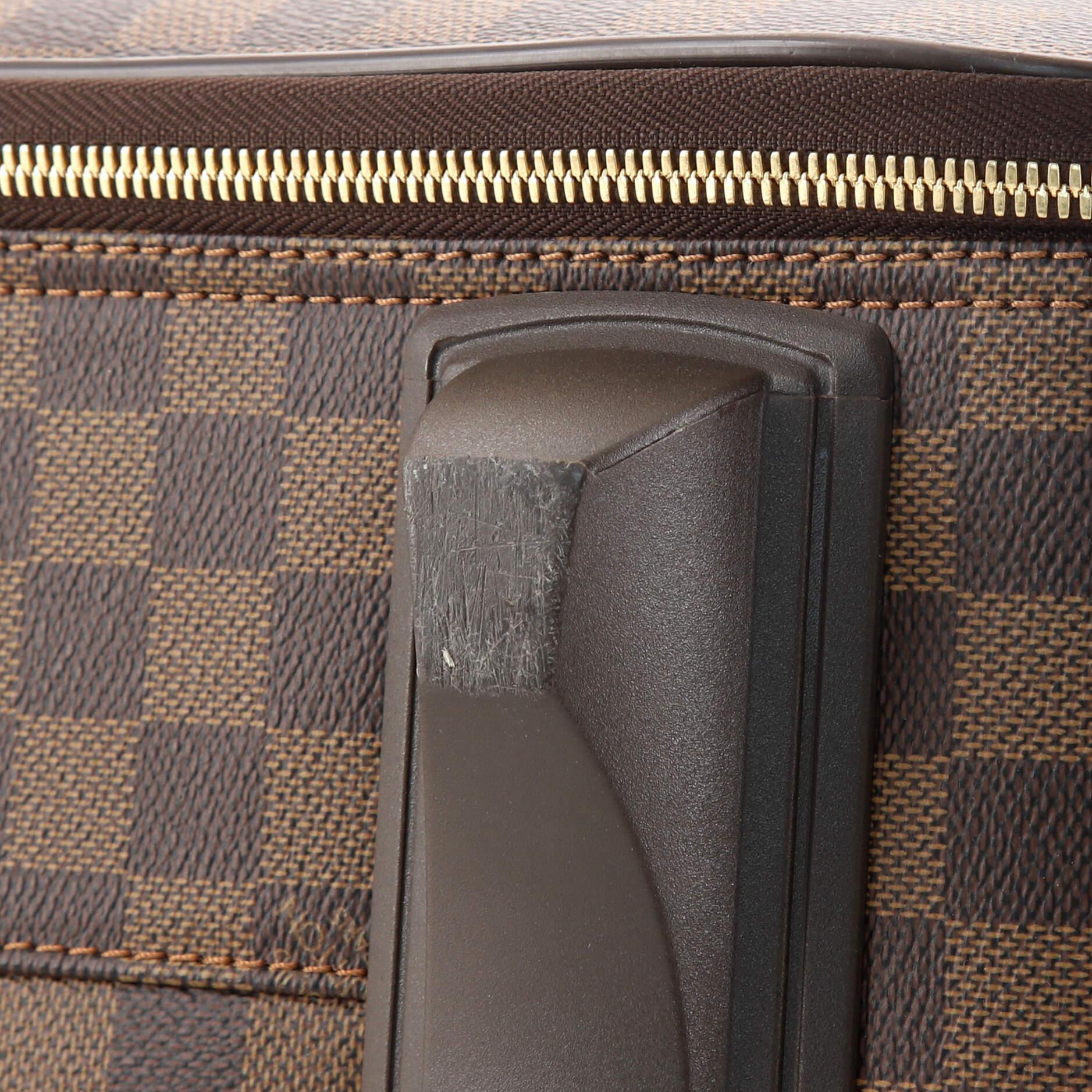 Brown Louis Vuitton Pegase Luggage Damier 55