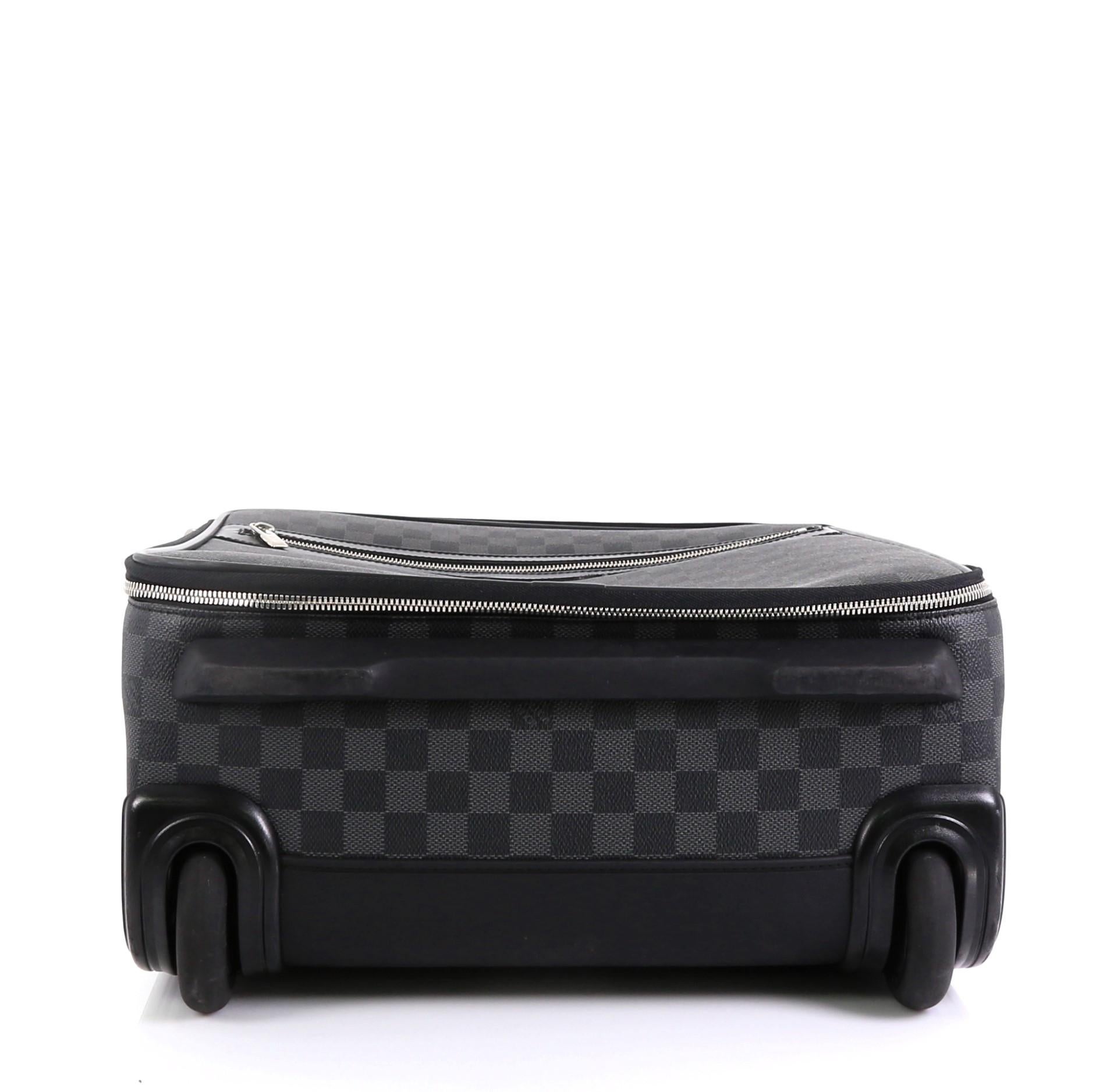 Louis Vuitton Pegase Luggage Damier Graphite 45 In Good Condition In NY, NY