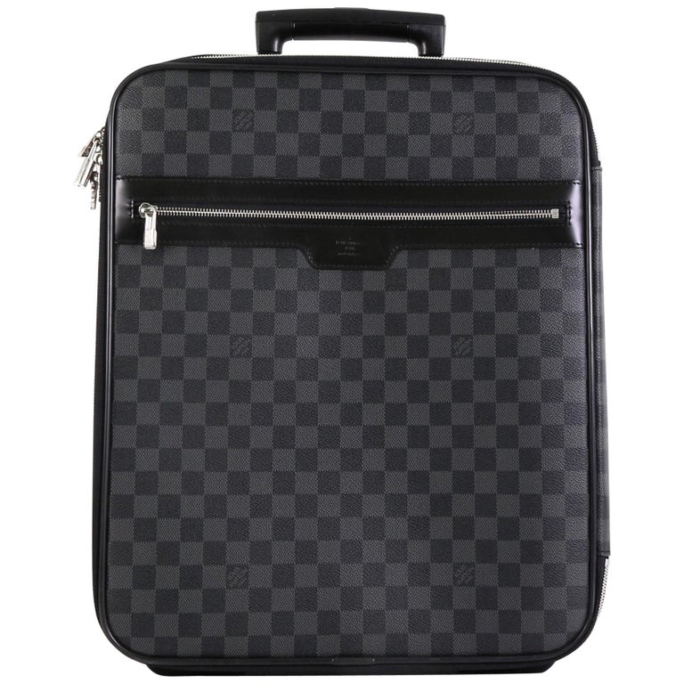 Louis Vuitton Pegase Luggage Damier Graphite 45 at 1stdibs