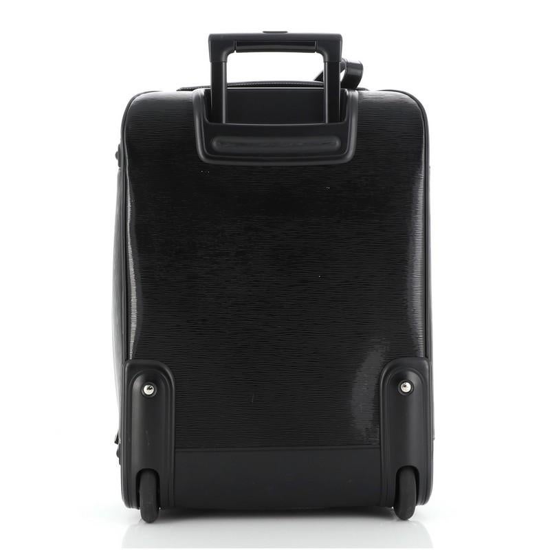 Black Louis Vuitton Pegase Luggage Electric Epi Leather 50
