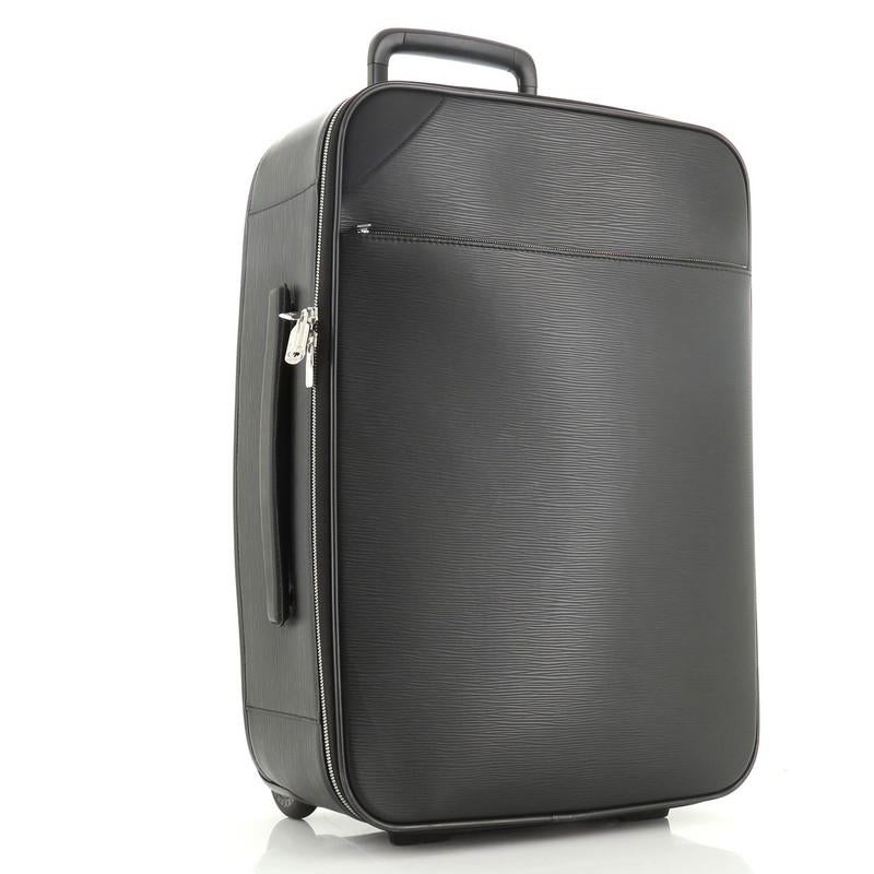 Black Louis Vuitton Pegase Luggage Epi Leather 55