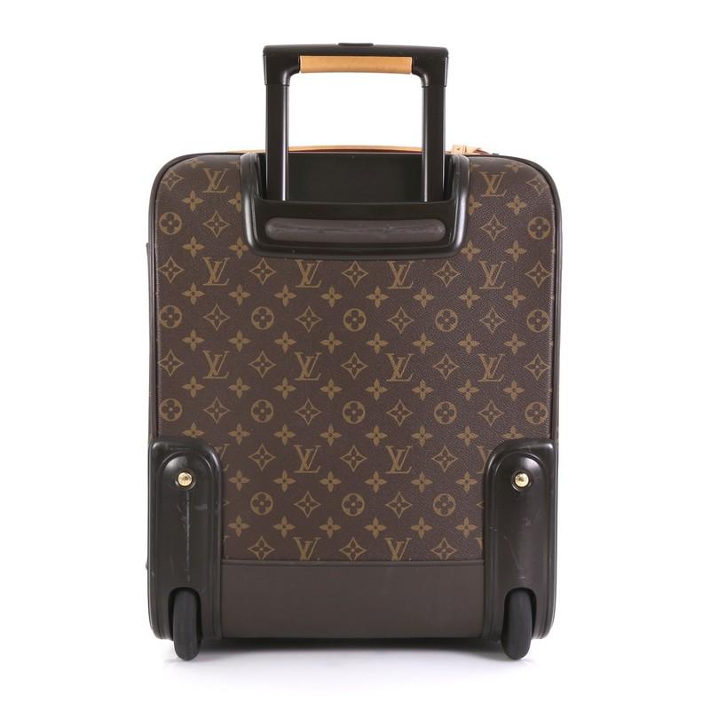 Black Louis Vuitton Pegase Luggage Monogram Canvas 45