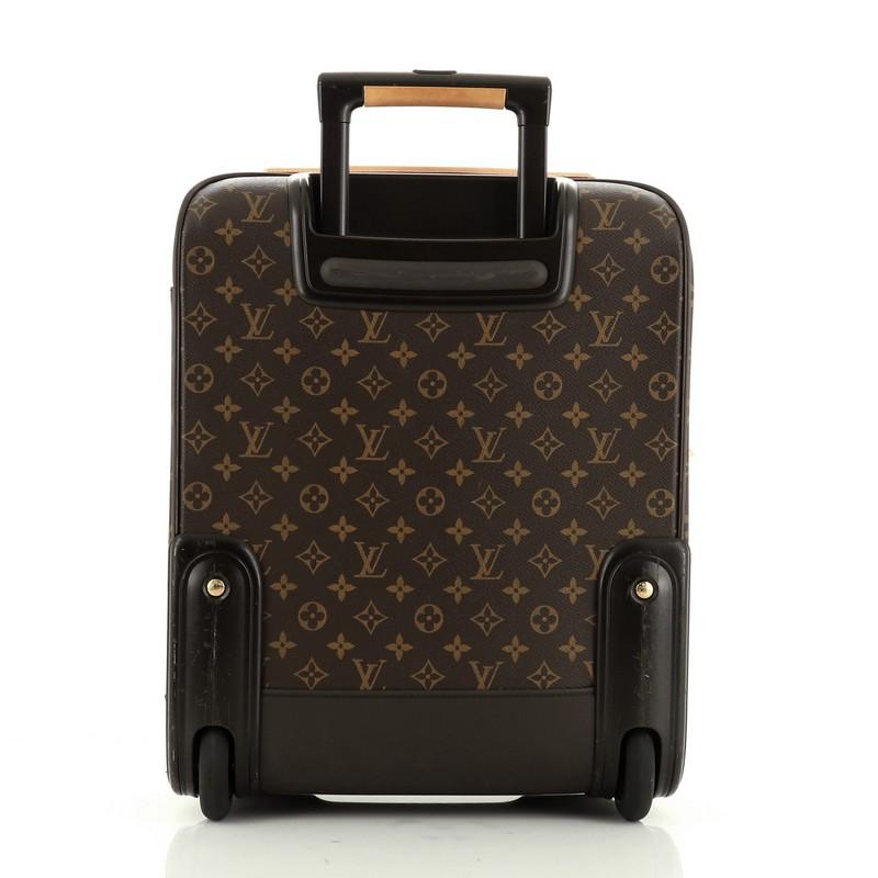 Louis Vuitton Pegase Luggage Monogram Canvas 45  In Good Condition In NY, NY