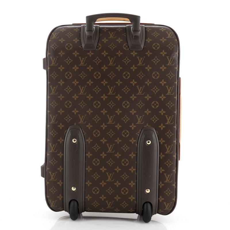 Black Louis Vuitton Pegase Luggage Monogram Canvas 55