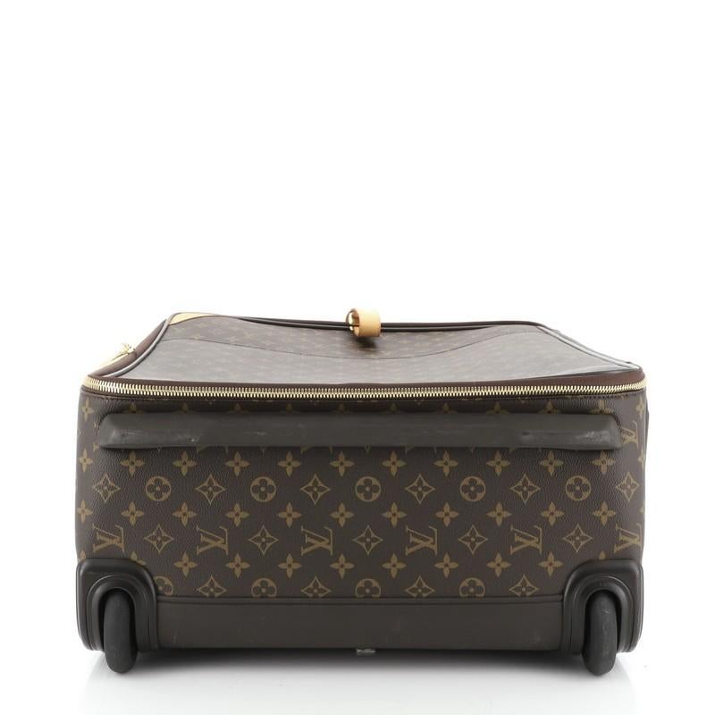Louis Vuitton Pegase Luggage Monogram Canvas 65 In Good Condition In NY, NY