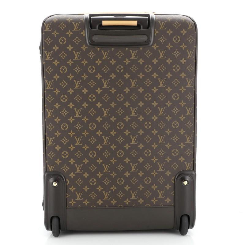 Louis Vuitton Pegase Luggage Monogram Canvas 65  In Good Condition In NY, NY