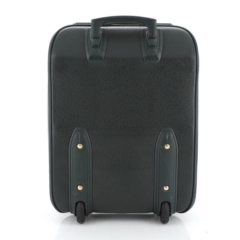 Black Louis Vuitton Pegase Luggage Taiga Leather 45