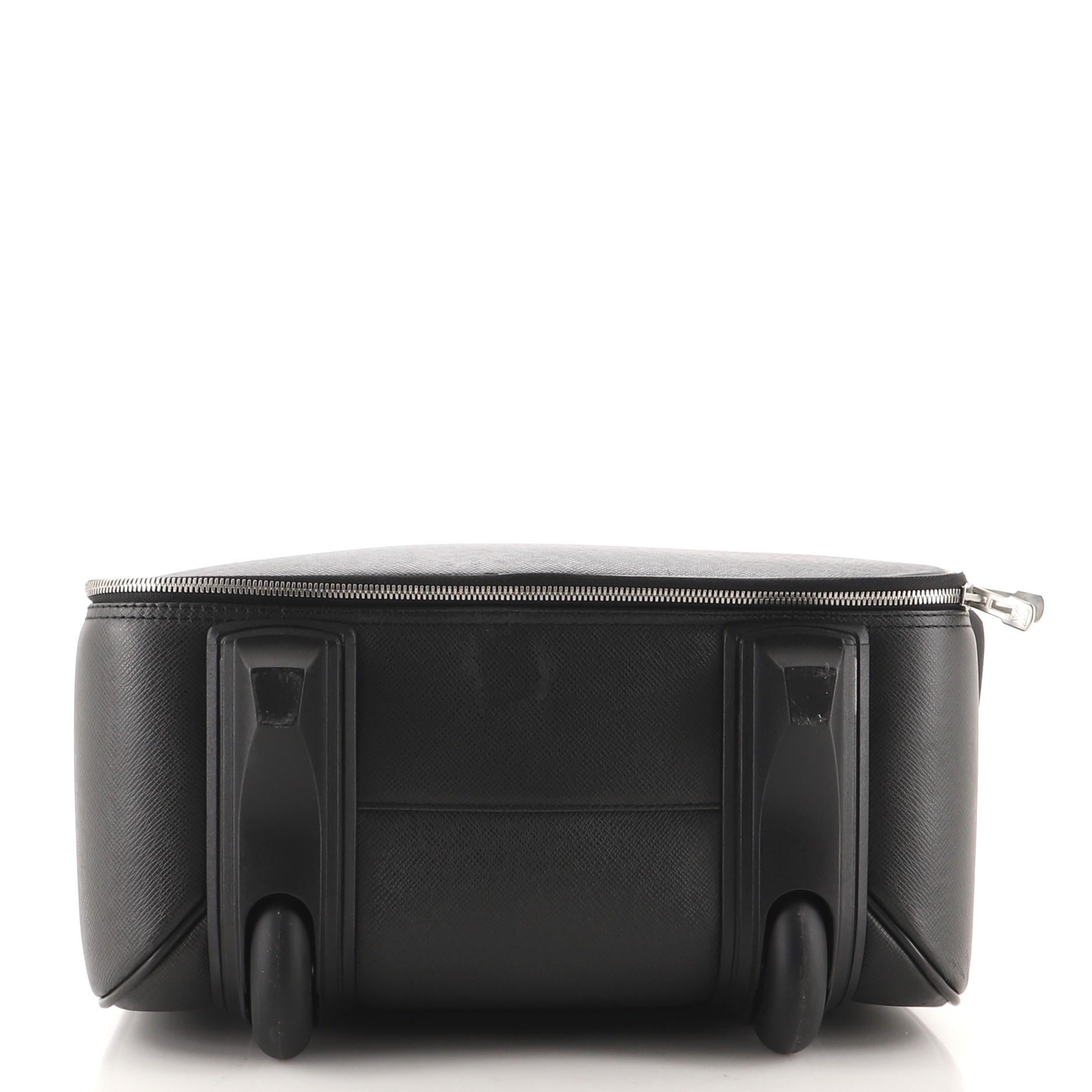 Black Louis Vuitton Pegase Luggage Taiga Leather 55