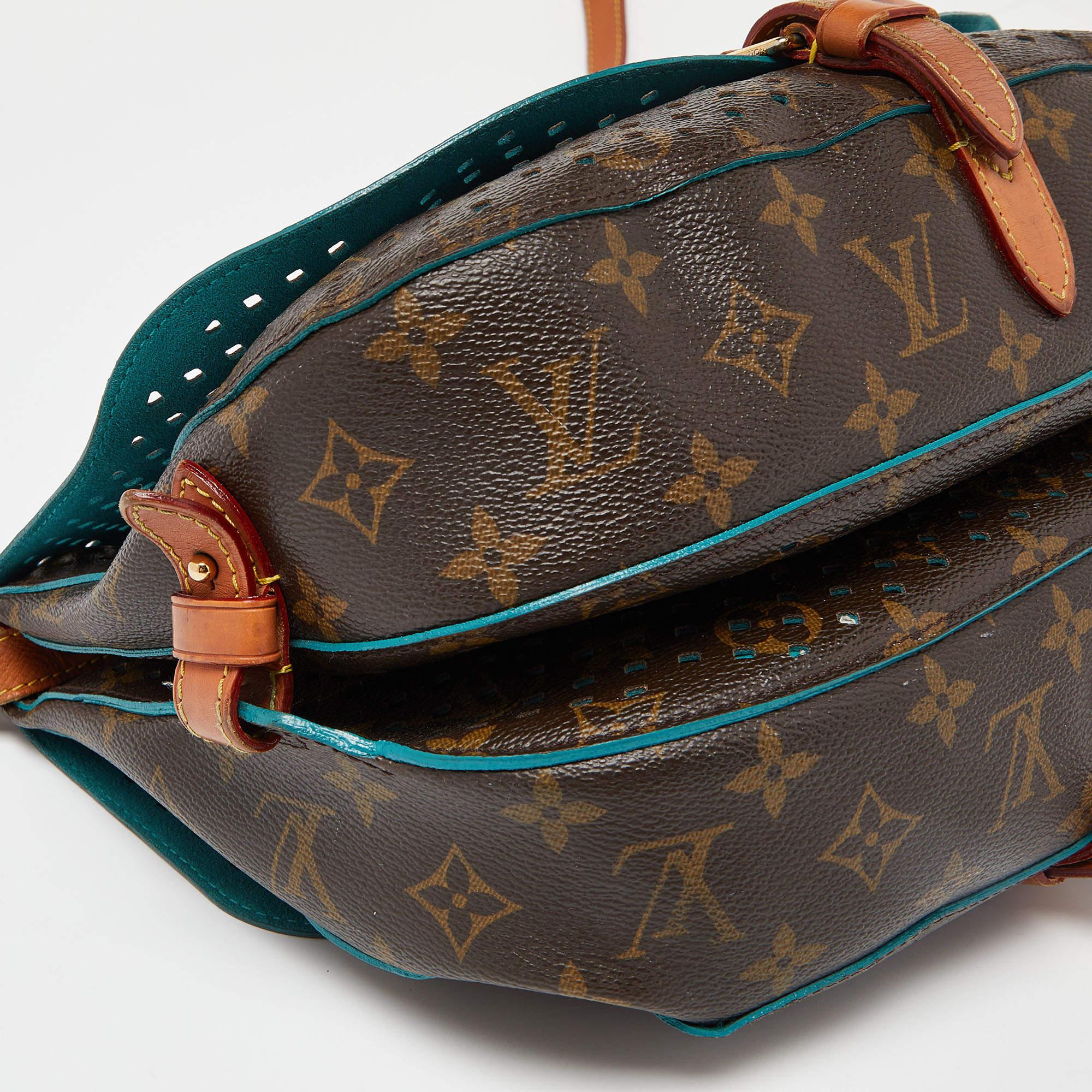 Louis Vuitton Perforated Monogram Canvas and Leather Saumur 30 Bag 3