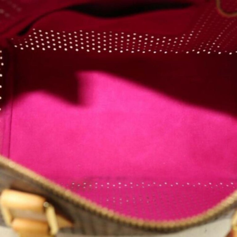 Louis Vuitton Monogram Fuchsia Perforated Speedy 30 Bag – The Closet