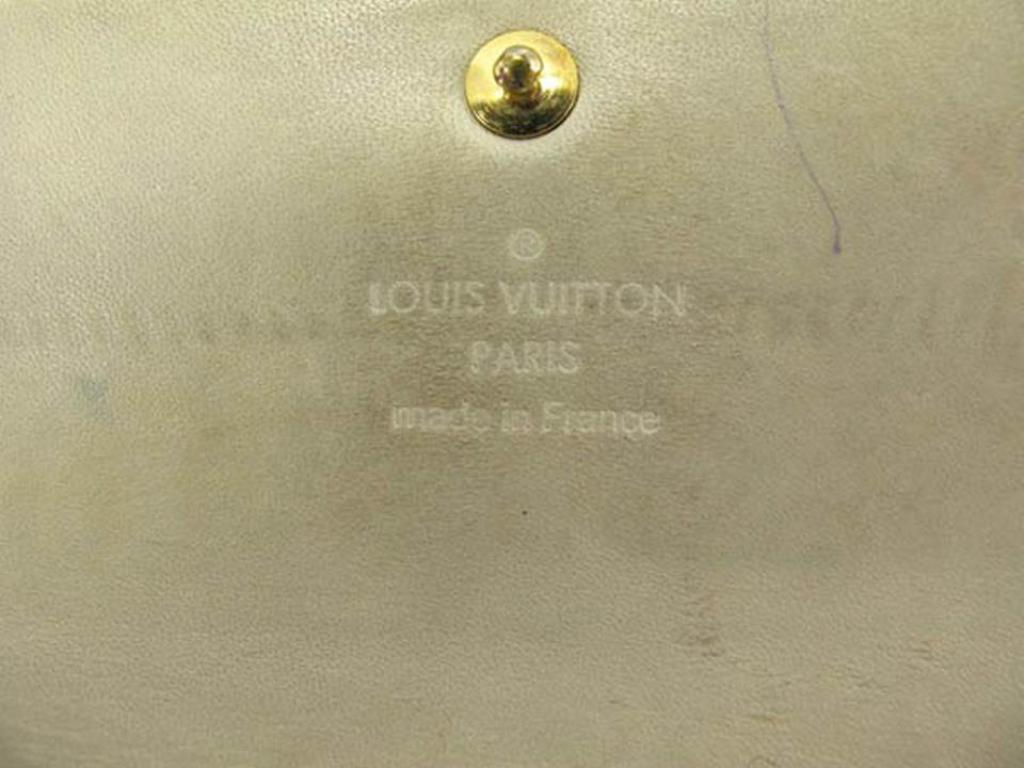 Orange Louis Vuitton Perle Monogram Sarah 217980 Wallet For Sale