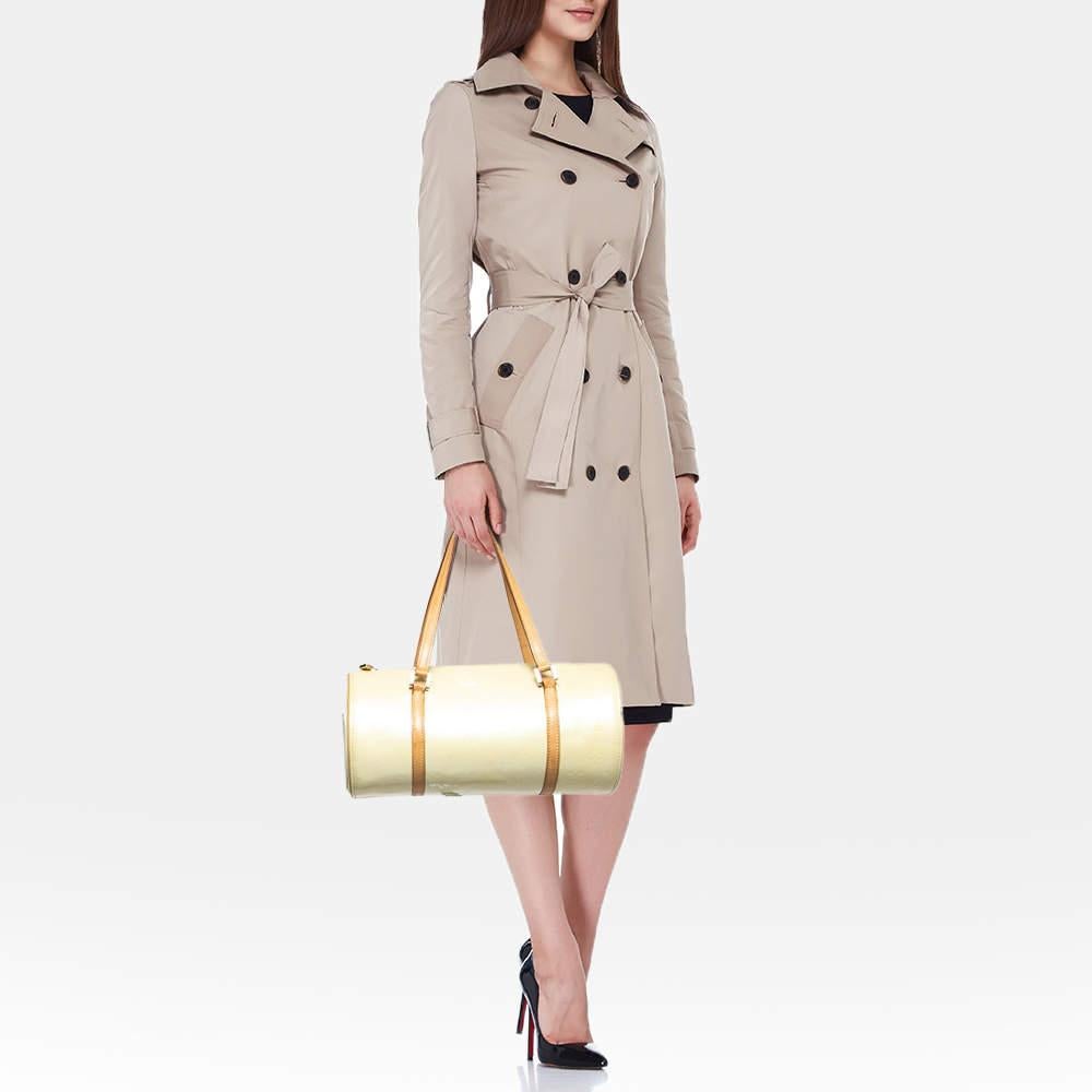Designer bags are ideal companions for ample occasions Here we have a fashion meets functionality piece crafted with precision. It has been equipped with a well sized interior that can easily fit your small essentials.
