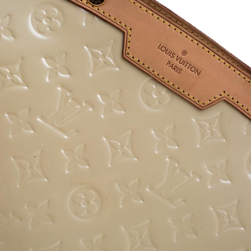 Louis Vuitton Perle Monogram Vernis Brea GM Bag 2