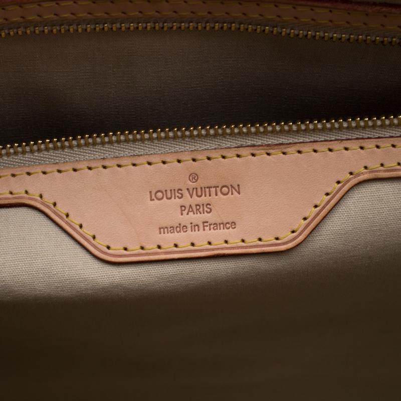 Louis Vuitton Perle Monogram Vernis Brea GM Bag 4