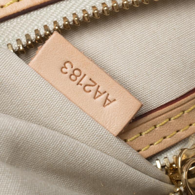 Louis Vuitton Perle Monogram Vernis Brea MM Bag 4