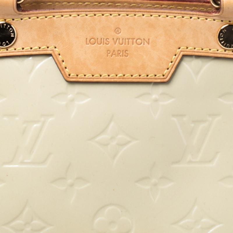 Louis Vuitton Perle Monogram Vernis Brea MM Bag 1