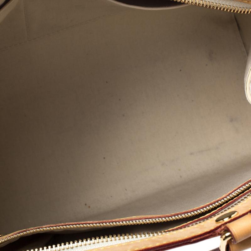 Louis Vuitton Perle Monogram Vernis Brea MM Bag 2