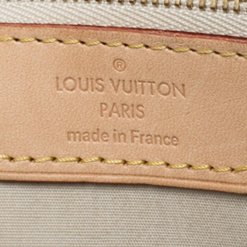 Louis Vuitton Perle Monogram Vernis Brea MM Bag 3