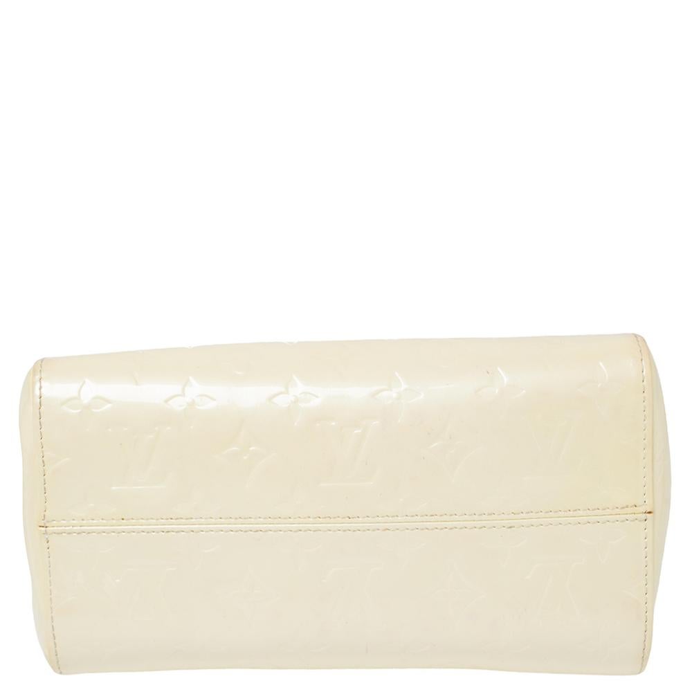 Louis Vuitton Perle Monogram Vernis Leather Maple Drive Bag In Fair Condition In Dubai, Al Qouz 2