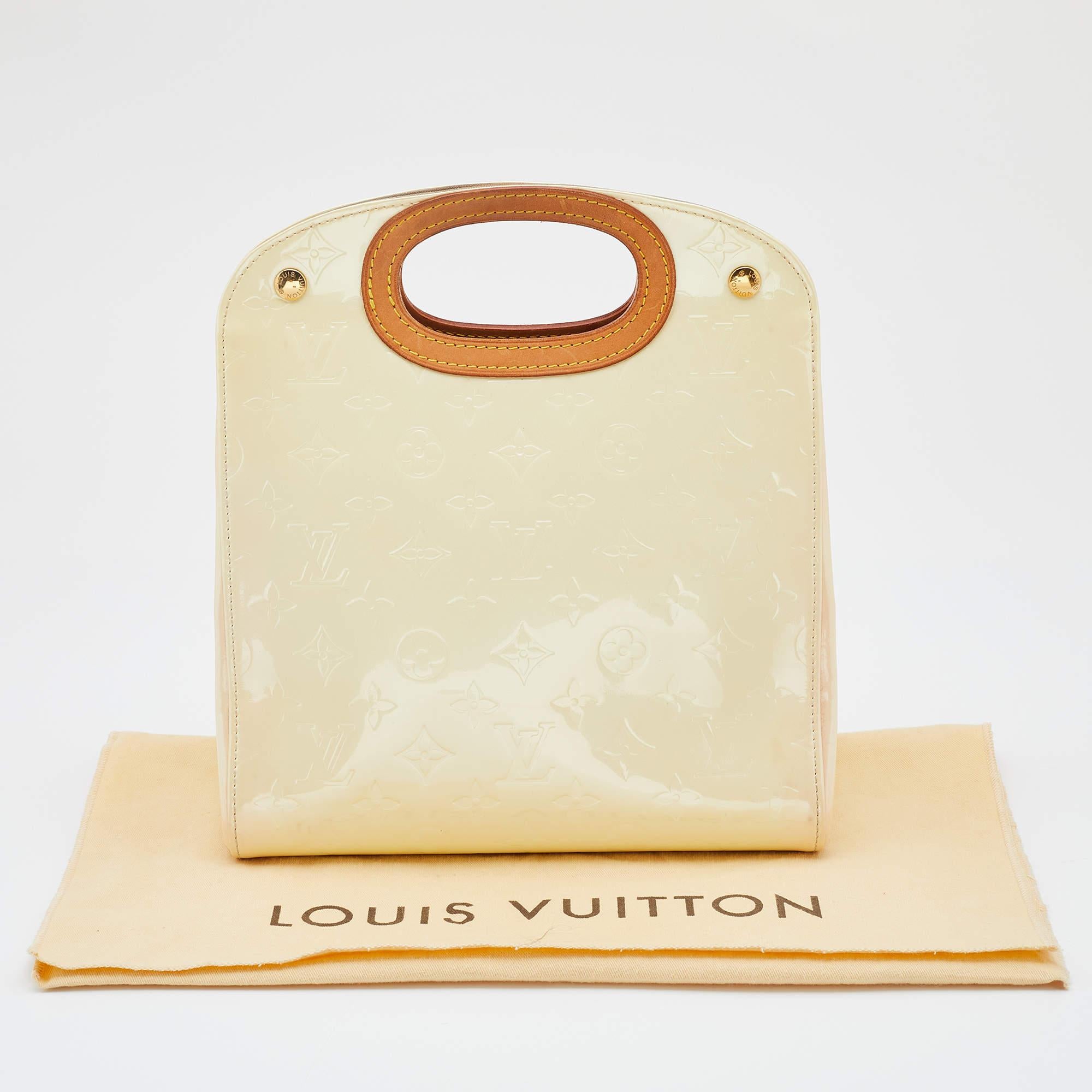 Louis Vuitton Perle Monogram Vernis Maple Drive Bag 7