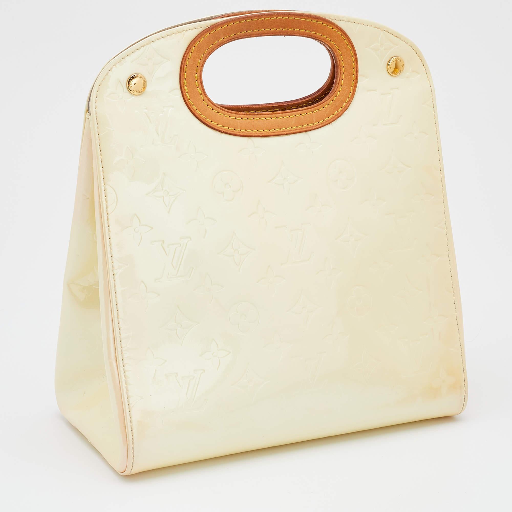 Women's Louis Vuitton Perle Monogram Vernis Maple Drive Bag