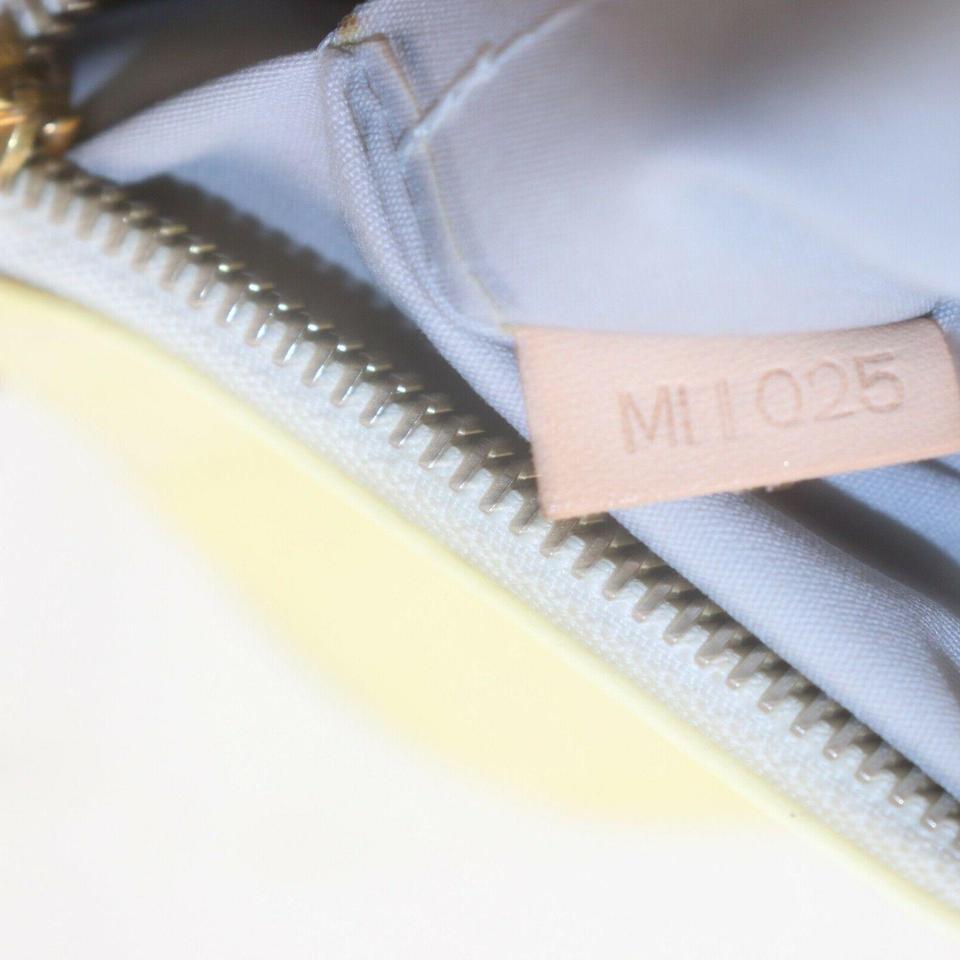 Beige Sac à bandoulière Louis Vuitton Perle Monogram Vernis Minna Street 863135 en vente