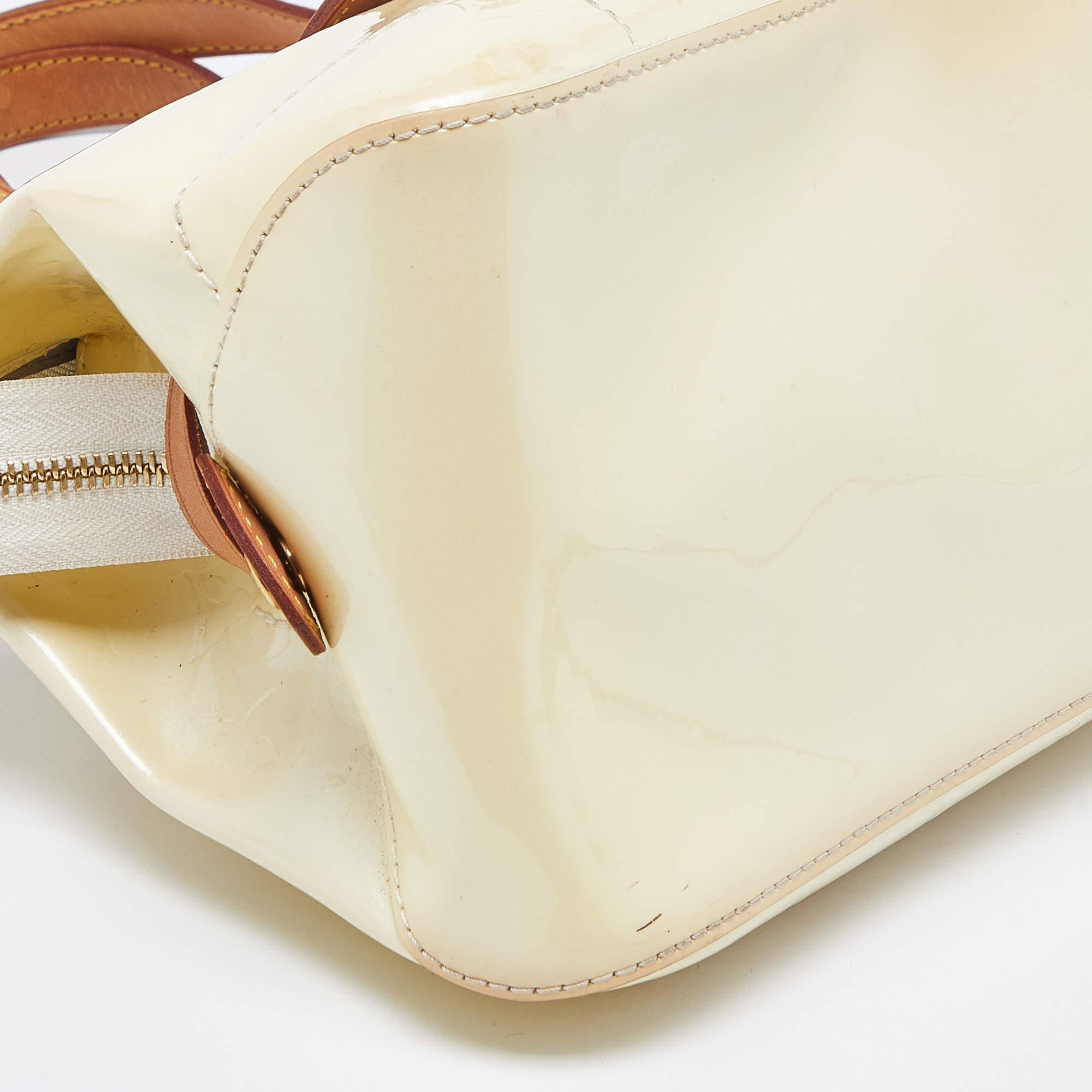 Louis Vuitton Perle Monogram Vernis Rosewood Avenue Bag 7