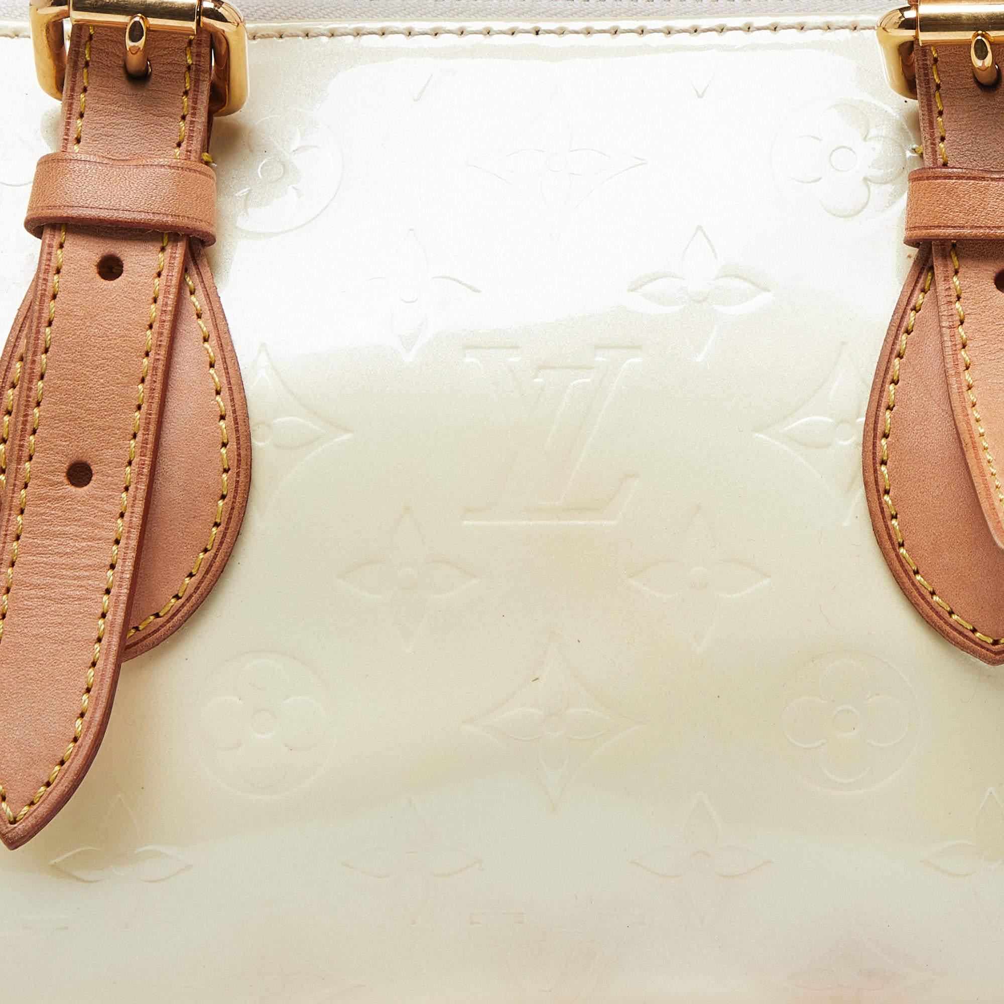Louis Vuitton Perle Monogram Vernis Rosewood Avenue Bag In Good Condition In Dubai, Al Qouz 2