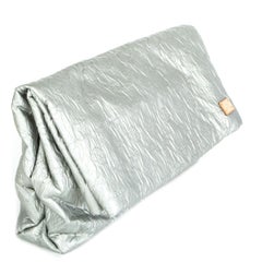 LOUIS VUITTON Perle silver MONOGRAM LIMELIGHT MM Clutch Bag