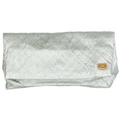 LOUIS VUITTON Perle silver MONOGRAM LIMELIGHT MM Clutch Bag