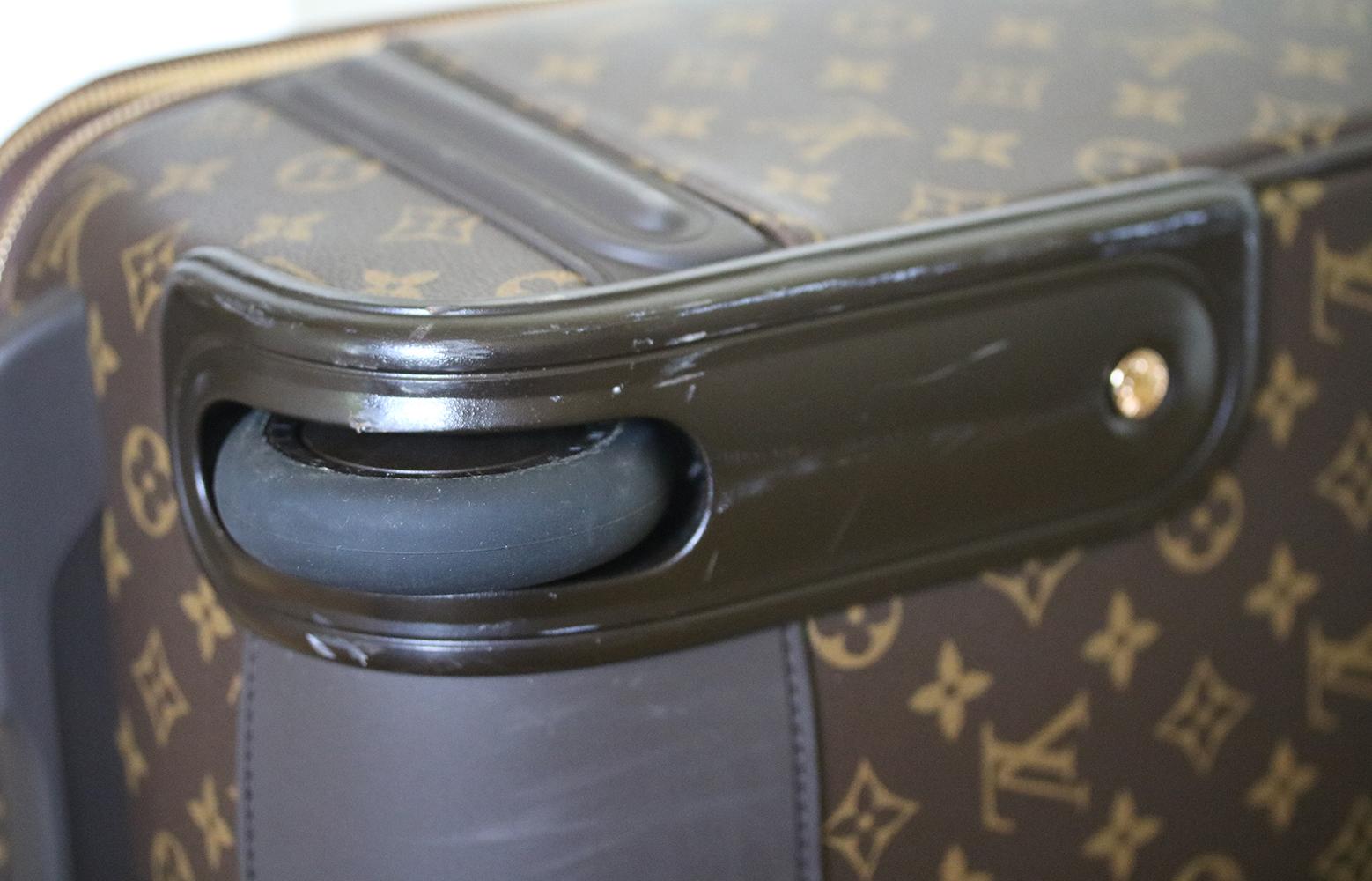 Louis Vuitton Personalised Pégase Légère 55 Business Monogram Canvas Suitcase 3