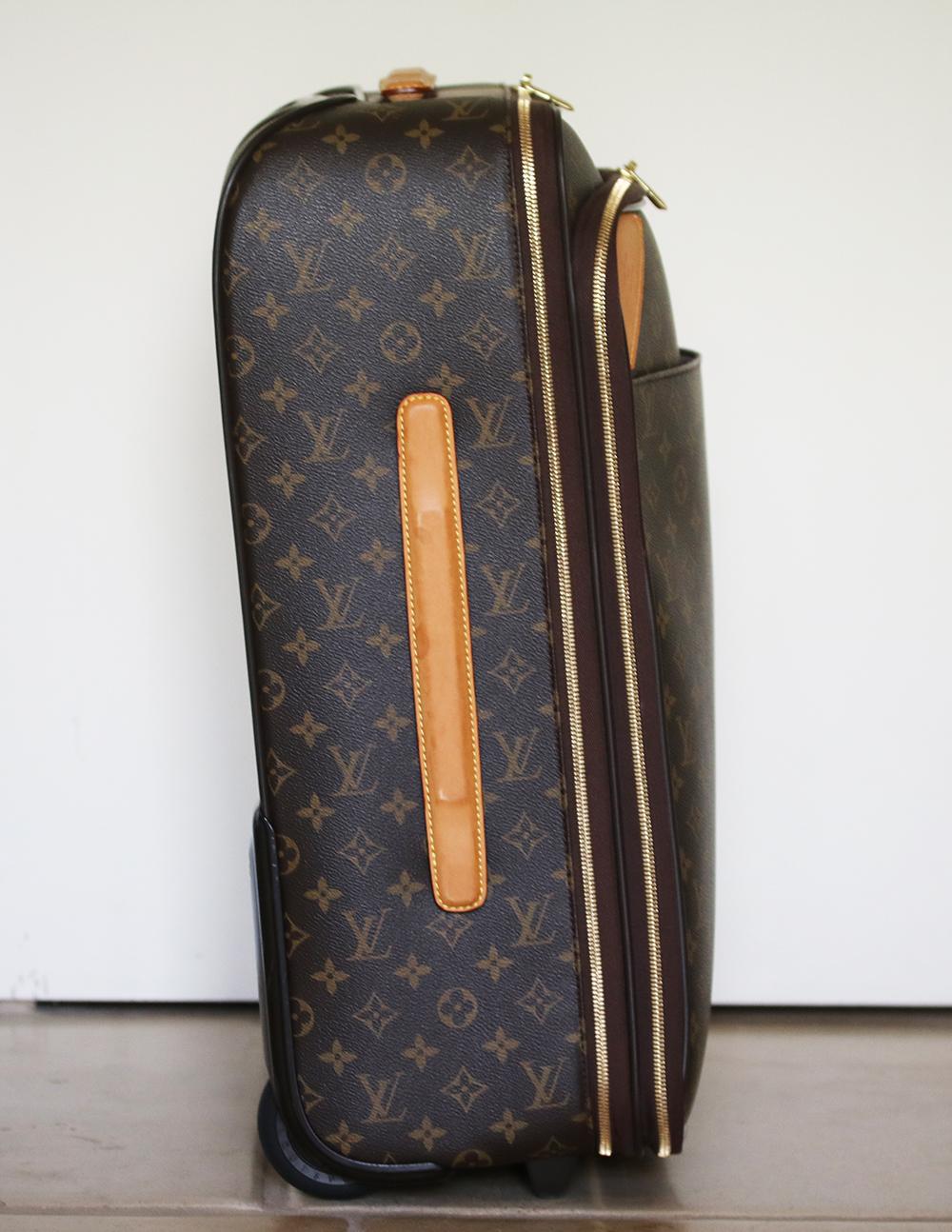 Louis Vuitton Personalised Pégase Légère 55 Business Monogram Canvas Suitcase 2