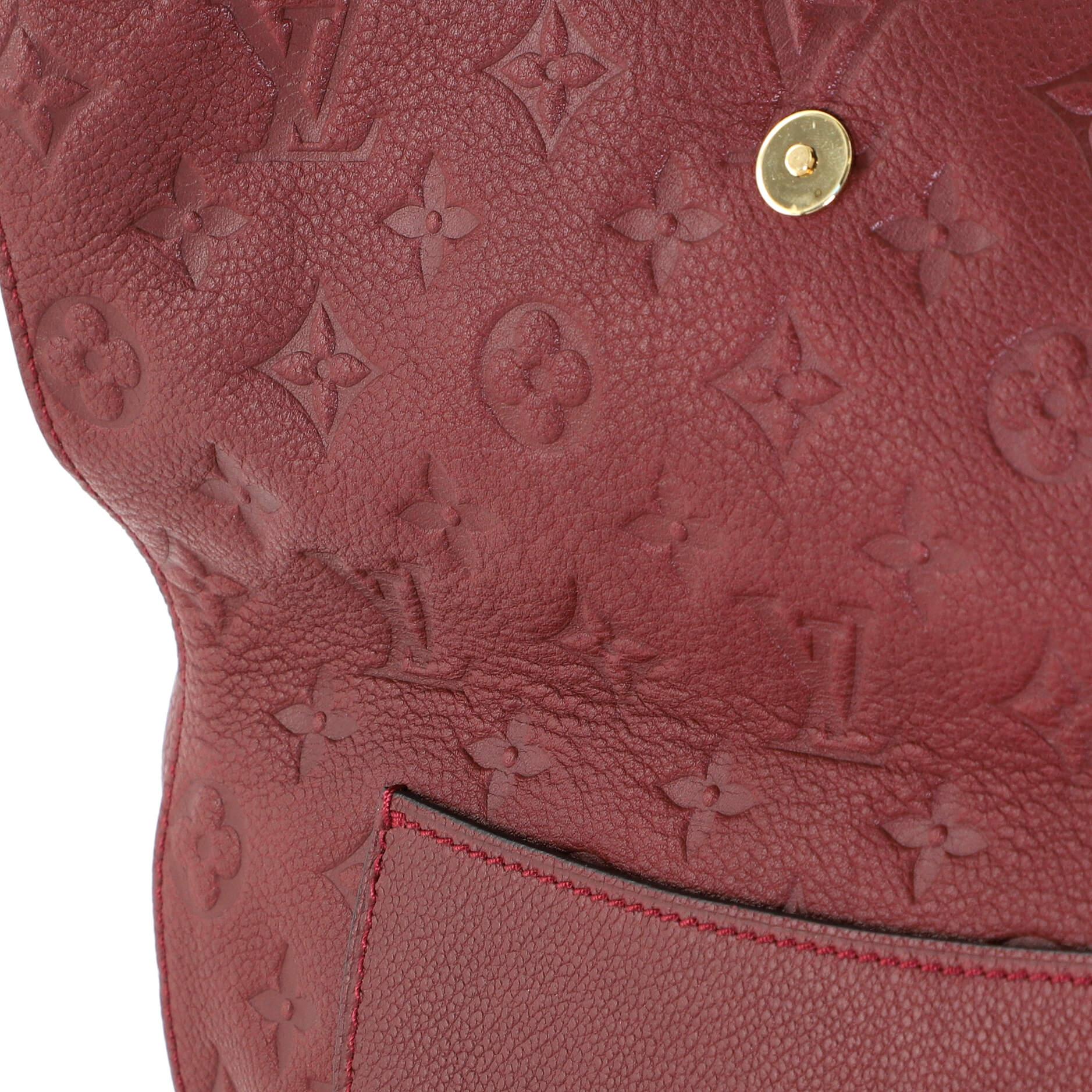 Louis Vuitton Petillante Clutch Monogram Empreinte Leather In Good Condition In NY, NY