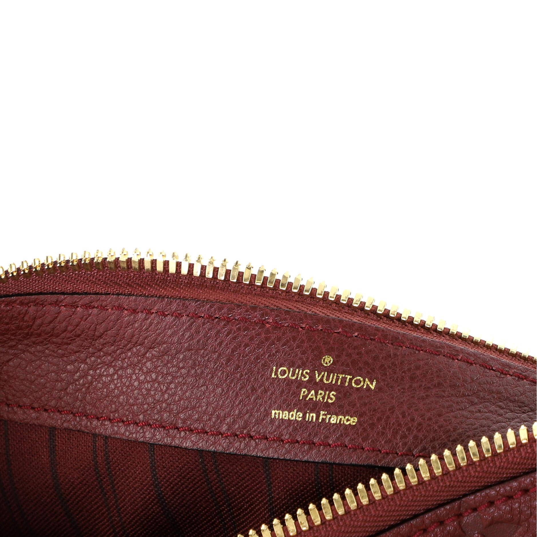 Women's or Men's Louis Vuitton Petillante Clutch Monogram Empreinte Leather
