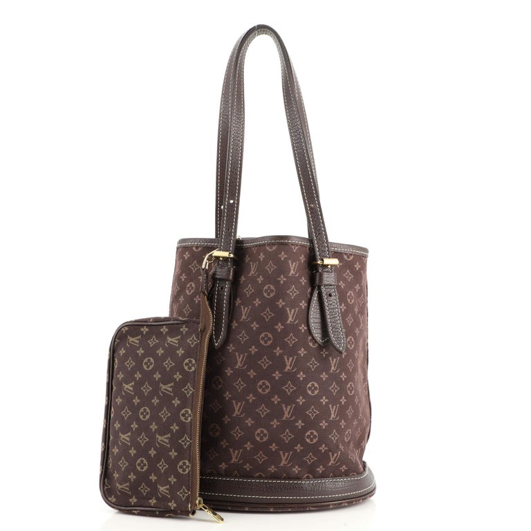 Mini Lin Bucket Louis Vuitton Petit Bucket Bag Mini Lin For Sale at 1stDibs