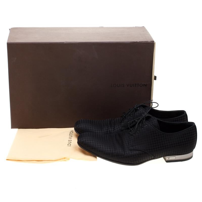 Louis Vuitton Petit Damier Canvas Solferino Derby Size 40 For Sale 1