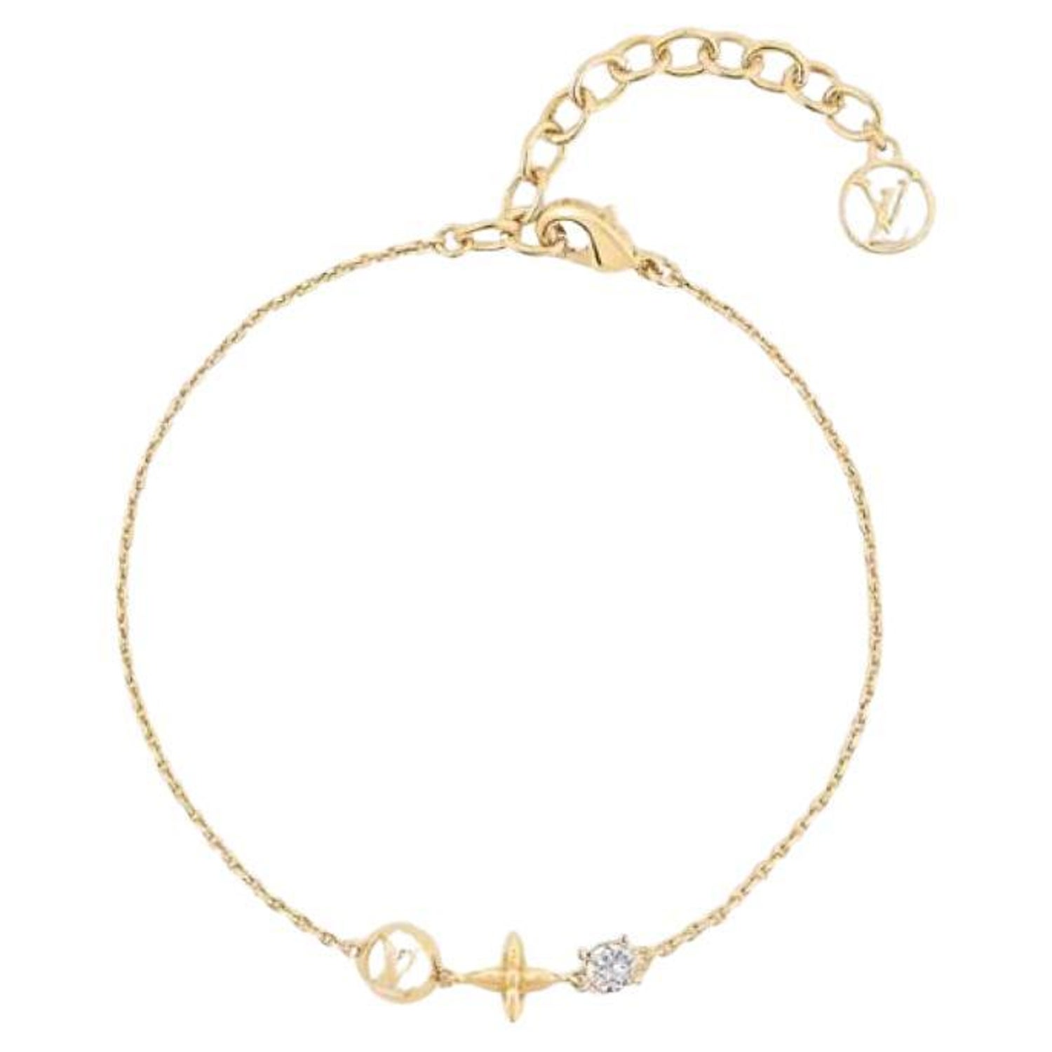 LOUIS VUITTON Forever Young Bracelet Gold Metal