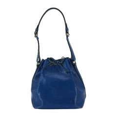 Louis Vuitton Petit Noe 213197 Blue Epi Leather Shoulder Bag