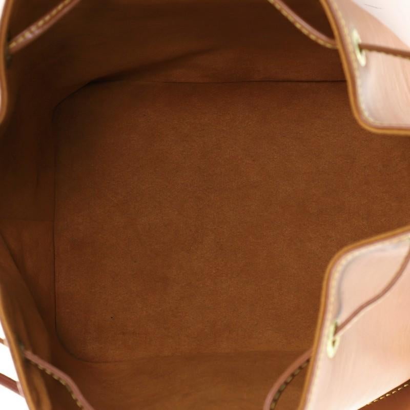 Women's or Men's Louis Vuitton Petit Noe Handbag Epi Leather