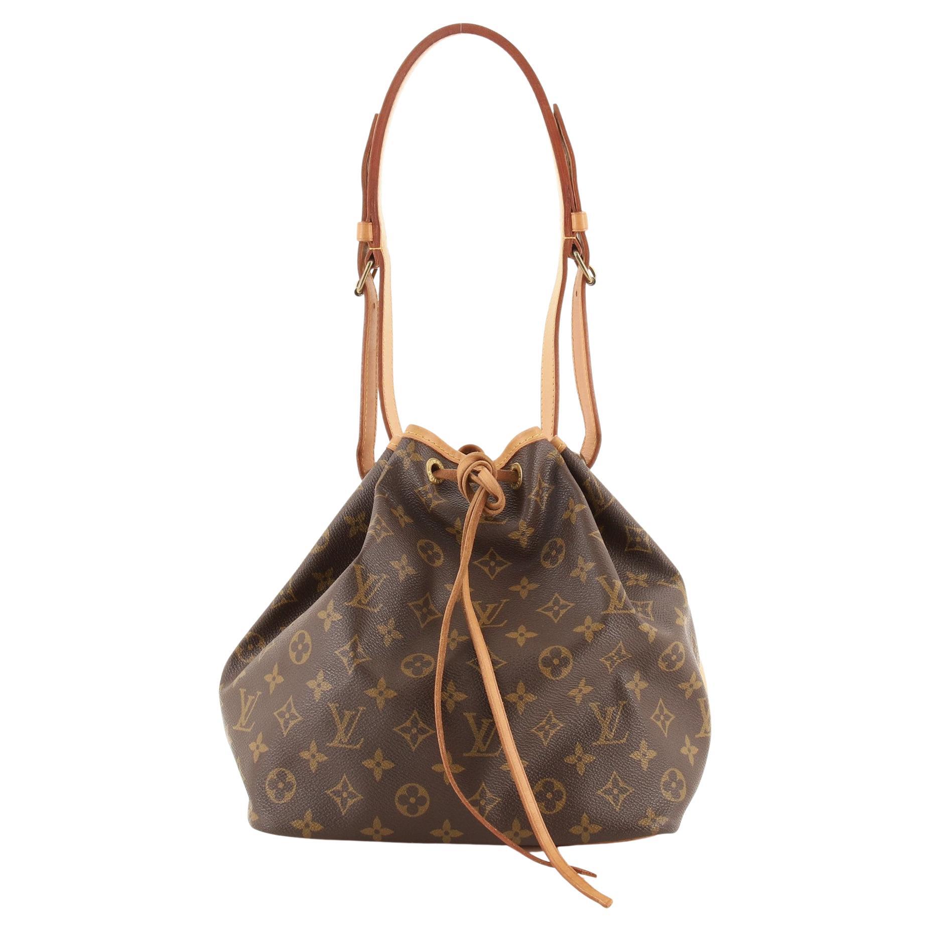 Louis Vuitton Petit Noe Handbag Monogram Canvas