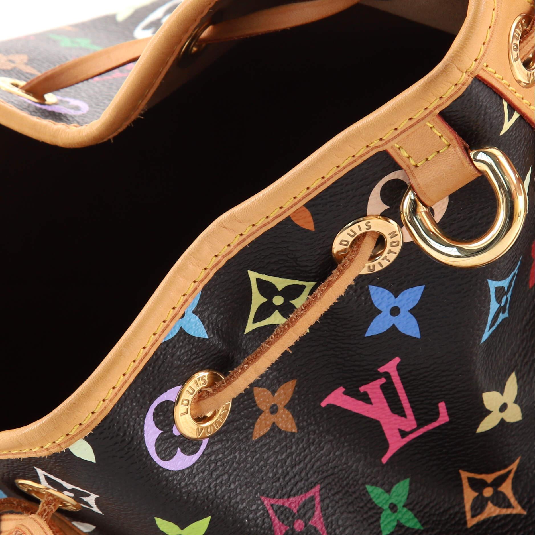 Louis Vuitton Petit Noe Handbag Monogram Multicolor 3
