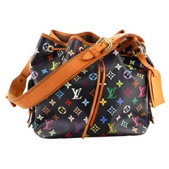 Sac à main Louis Vuitton Petit Noe Monogramme multicolore