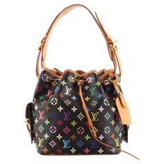 Louis Vuitton Black Multicolor Petit Noe at Jill's Consignment