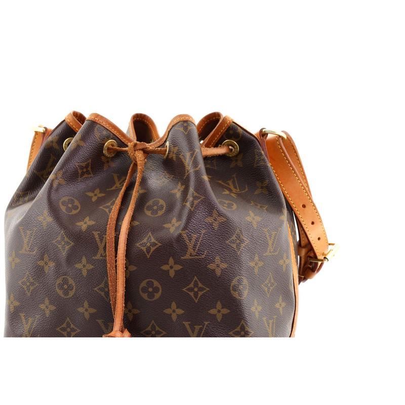 Louis Vuitton Petit Noe NM Handbag Monogram Canvas In Good Condition In NY, NY