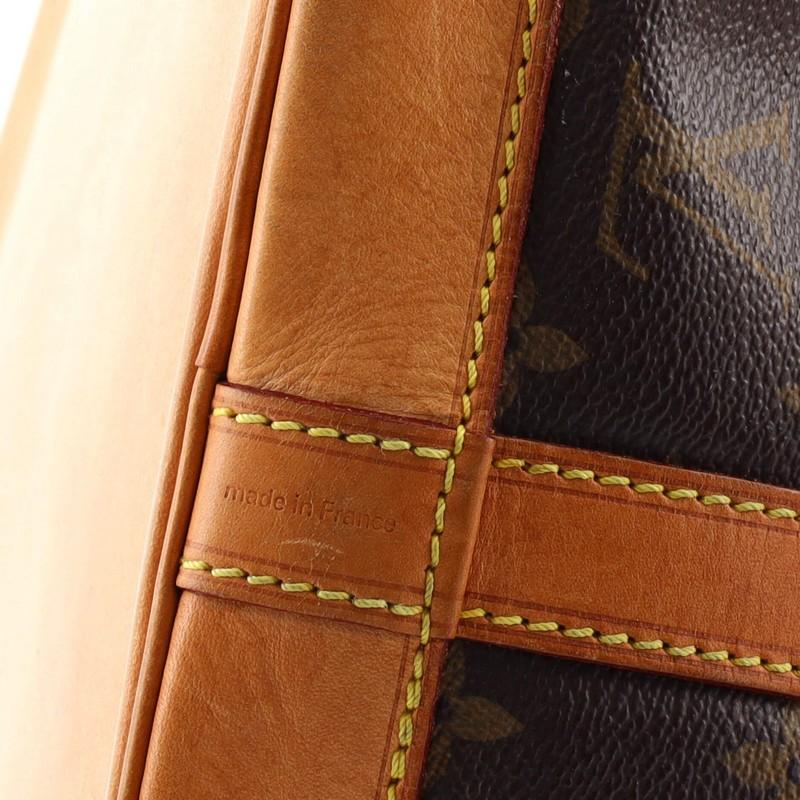 Louis Vuitton Petit Noe NM Handtasche Monogramm Segeltuch 4