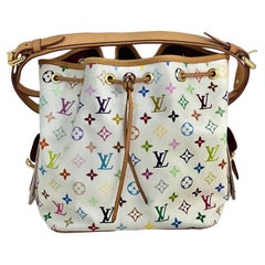 Louis Vuitton Black Multicolor Petit Noe at Jill's Consignment