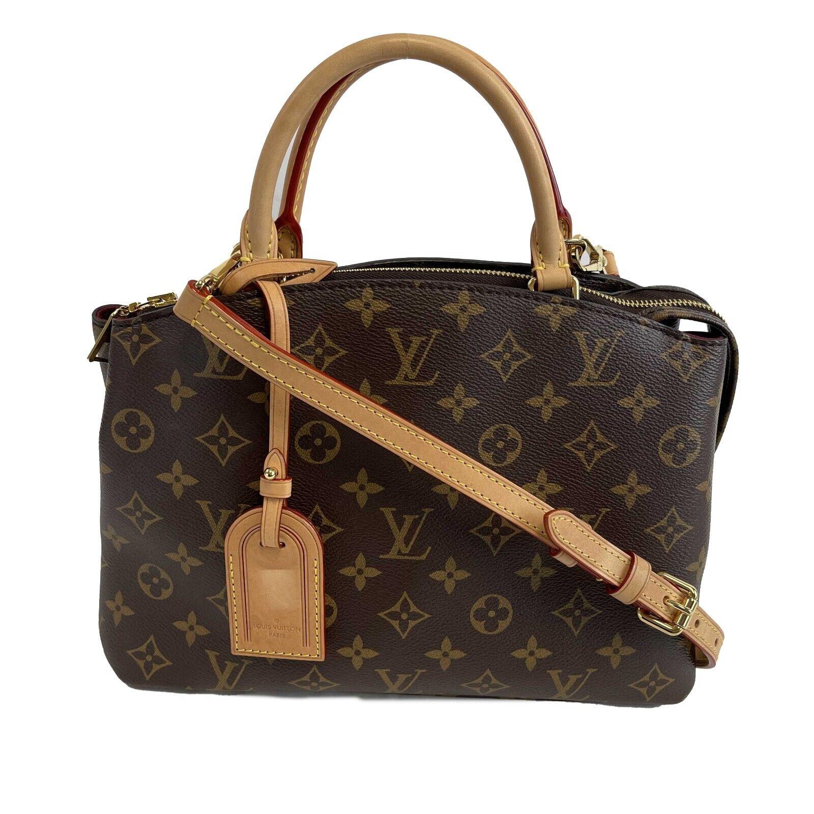 	Louis Vuitton - Petit Palais - Brown Monogram Top Handle w/ Shoulder Strap 8